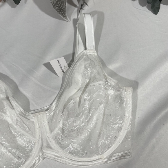 NEW Wacoal [ 34G‎ ] Net Effect Underwire Bra in White - Picture 6 of 12